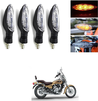 LOVMOTO Front, Rear LED Indicator Light for Bajaj Avenger 220 DTS-i(Multicolor)