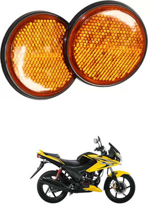E-Shoppe Front, Rear, Side LED Indicator Light for Honda Universal For Bike(Yellow)
