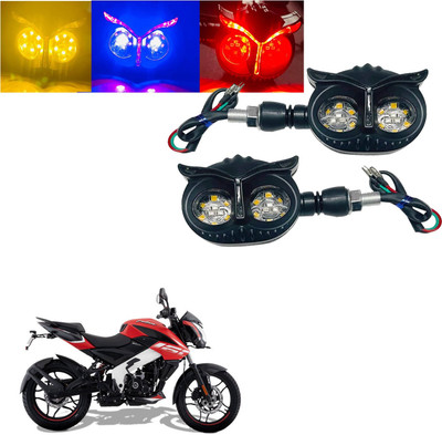 Vagary Front, Rear LED Indicator Light for Bajaj Pulsar N150(Blue, Yellow, Red)