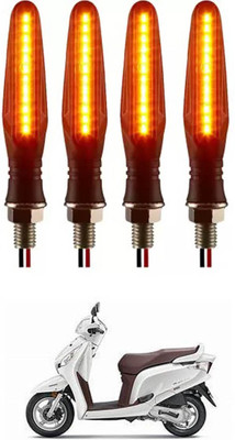 E-Shoppe Front, Rear, Side LED Indicator Light for Honda Aviator(Yellow)