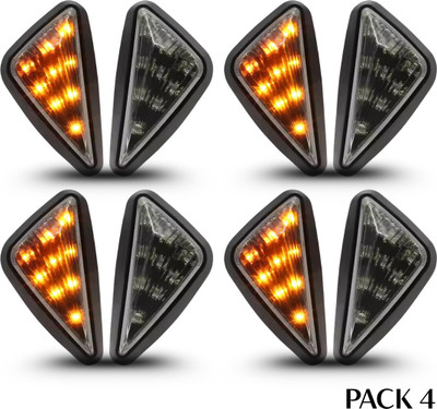 AutoPowerz Side LED Indicator Light for Universal For Bike Universal For Bike(Yellow)