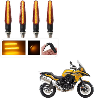 JMA TRADING Front, Rear LED Indicator Light for Universal For Bike Universal For Bike(Amber)