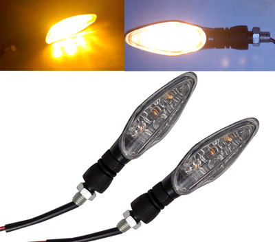 Pomeroy Front, Rear LED Indicator Light for KTM RC 200, Duke 390, Duke 190, RC 390(Yellow)