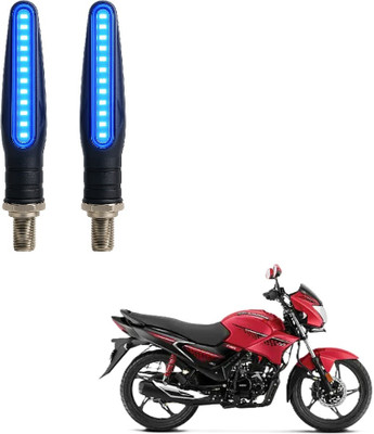 JMA TRADING Front, Rear LED Indicator Light for Hero Universal For Bike(Blue)