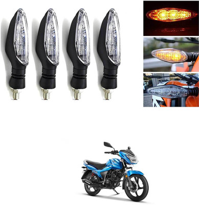LOVMOTO Front, Rear LED Indicator Light for Universal For Bike(Multicolor)