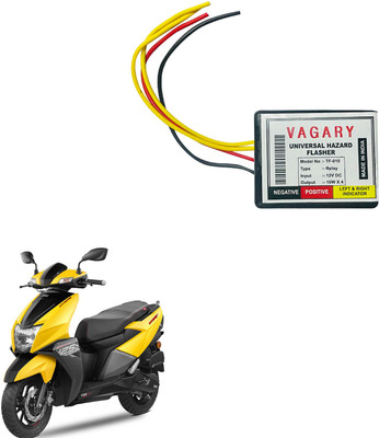 Vagary Rear LED Indicator Light for TVS Universal For Bike(Yellow)