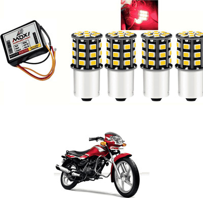 PRTEK Front, Side LED Indicator Light for Hero Splendor NXG(Red)