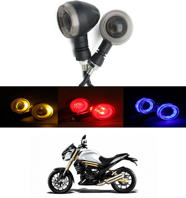 AYW Front LED Indicator Light for Mahindra Universal For Bike(Blue, Yellow, Red)