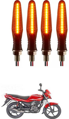 E-Shoppe Front, Rear, Side LED Indicator Light for Bajaj Platina 100 DTS-i(Yellow)
