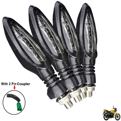 Generox Front, Rear LED Indicator Light for Suzuki Sling Shot Plus(Yellow)