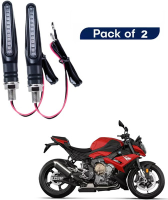 JMA TRADING Front, Rear LED Indicator Light for BMW Universal For Bike(Yellow)