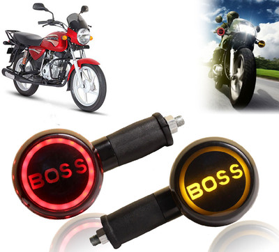 AUTO PEARL Side LED Indicator Light for Bajaj(Yellow, Red)