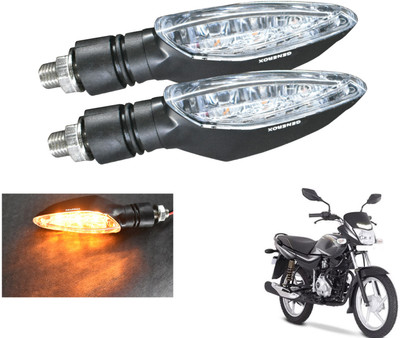 Generox Front, Rear LED Indicator Light for Bajaj Platina 100(Yellow)