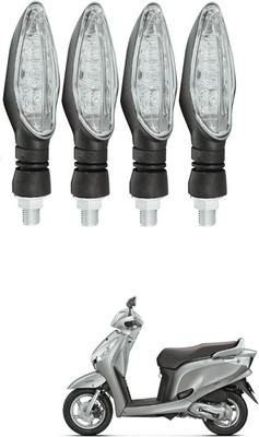 LOVMOTO Front, Rear LED Indicator Light for Bajaj Avenger 220 DTS-i(Yellow)