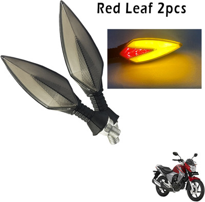 Generox Front, Rear, Side LED Indicator Light for Honda Unicorn Dazzler(Red, Yellow)