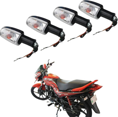 Anaisha Enterprises Side, Rear, Front Incandescent Indicator Light for Hero Passion, Passion Pro, Super Splendor(Amber)