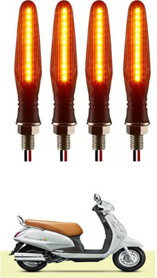 E-Shoppe Front, Rear, Side LED Indicator Light for Suzuki Access(Yellow)