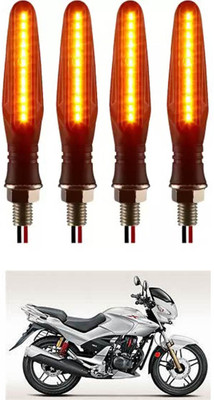 E-Shoppe Front, Rear, Side LED Indicator Light for Hero CBZ(Yellow)