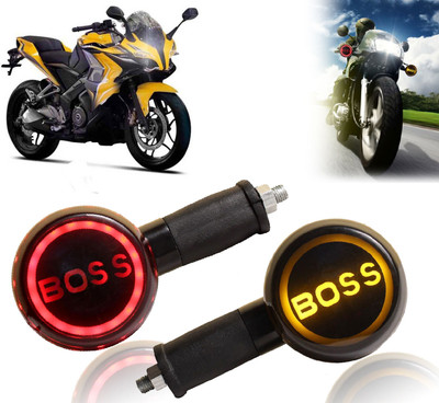 AUTO PEARL Side LED Indicator Light for Bajaj Pulsar 400 SS(Yellow, Red)