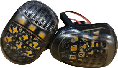 Golden Fox Front, Rear, Side LED Indicator Light for Universal For Bike Universal For Bike(Yellow)