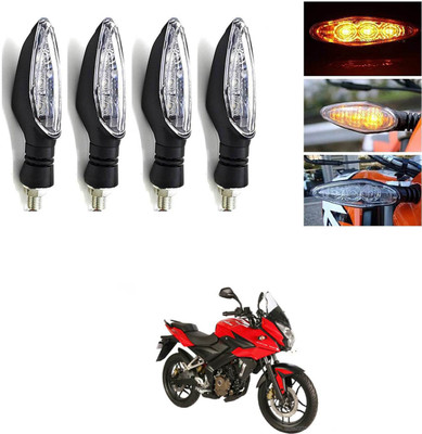 LOVMOTO Front, Rear LED Indicator Light for Bajaj Pulsar 150 DTS-i(Multicolor)