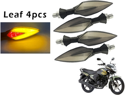 Generox Front, Rear LED Indicator Light for Yamaha Saluto 125(Red, Yellow)