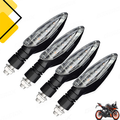 Generox Front, Rear LED Indicator Light for KTM RC 200(Amber)