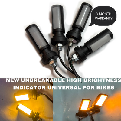 imad Front, Side LED Indicator Light for Universal For Bike Universal For Bike(Yellow)