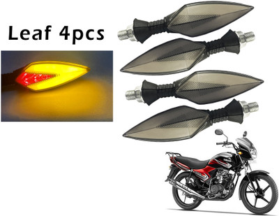 Generox Front, Rear LED Indicator Light for Yamaha YBR 100(Red, Yellow)