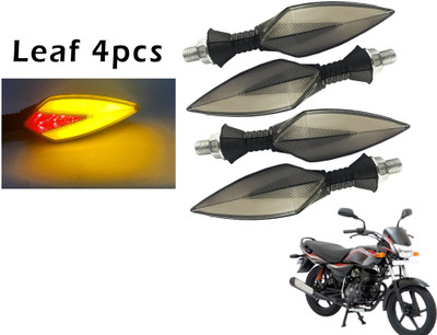 Generox Front, Rear LED Indicator Light for Bajaj Platina 125(Red, Yellow)