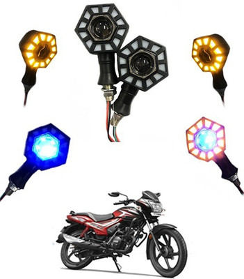 AYW Front LED Indicator Light for Universal For Bike Universal For Bike(Blue, Yellow)