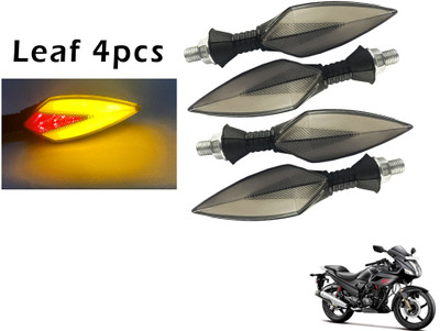 Generox Front, Rear LED Indicator Light for Hero Karizma(Red, Yellow)
