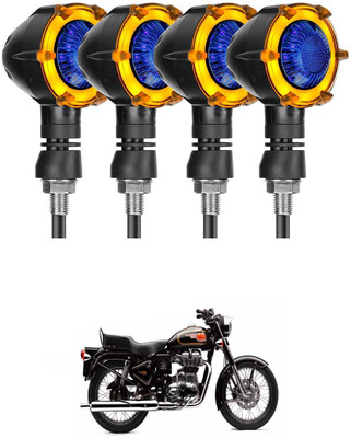 PRTEK Front, Rear LED Indicator Light for Royal Enfield 500(Multicolor)
