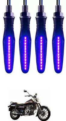 E-Shoppe Front, Rear, Side LED Indicator Light for Bajaj Universal For Bike(Blue)