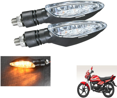 Generox Front, Rear, Side LED Indicator Light for Hero Splendor NXG(Yellow)