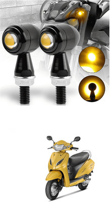 LOVMOTO Front, Rear LED Indicator Light for Hero Achiever(Yellow)
