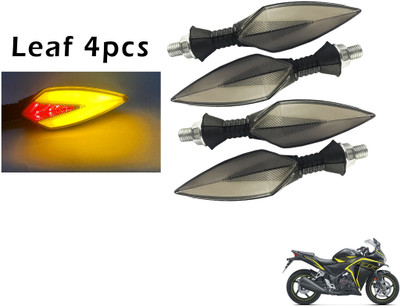 Generox Front, Rear LED Indicator Light for Honda CBR 220 R(Red, Yellow)