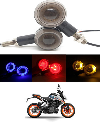 monolive Front LED Indicator Light for KTM Universal For Bike(Blue, Red, Yellow)