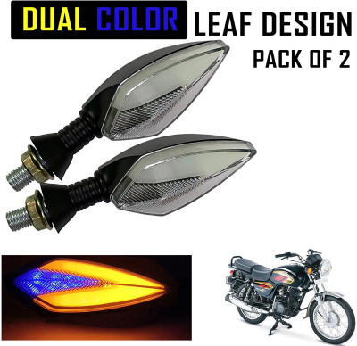Shopland Front, Rear LED Indicator Light for TVS Max 4R(Amber, Blue)