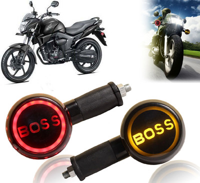 AUTO PEARL Side LED Indicator Light for Honda CB Trigger(Yellow, Red)