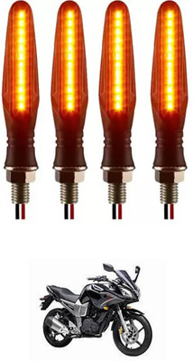 E-Shoppe Front, Rear, Side LED Indicator Light for TVS Apache(Yellow)