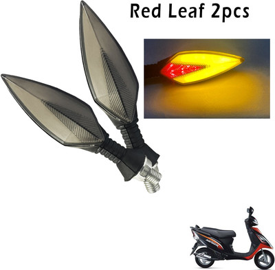 Generox Front, Rear, Side LED Indicator Light for TVS Streek(Red, Yellow)