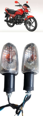 Anaisha Enterprises Side, Rear, Front Incandescent Indicator Light for Hero Passion, Passion Pro, Passion Plus, Super Splendor(Orange)
