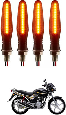 E-Shoppe Front, Rear, Side LED Indicator Light for Yamaha Universal For Bike(Yellow)