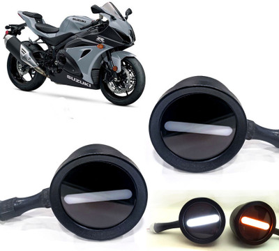 AUTO PEARL Front LED Indicator Light for Royal Enfield GSX(White, Yellow)