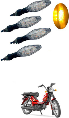 PRTEK Front, Rear LED Indicator Light for Universal For Bike(Multicolor)