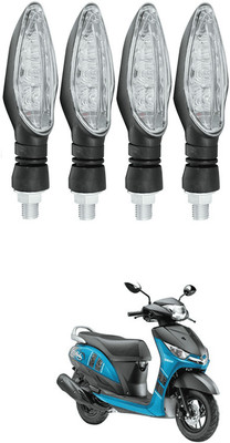 LOVMOTO Front, Rear LED Indicator Light for Hero Achiever(Yellow)