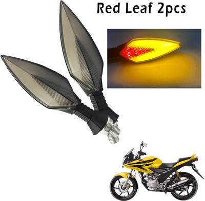 Generox Front, Rear, Side LED Indicator Light for Honda Stunner(Red, Yellow)