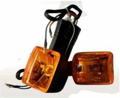 yemex Side, Rear, Front Incandescent Indicator Light for Hero Splendor Plus, Splendor Pro, Splendor(Orange)