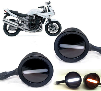 AUTO PEARL Front LED Indicator Light for Royal Enfield Bandit(White, Yellow)